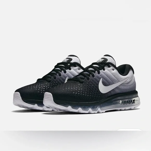 Nike Women's Black and White Air Max Sneakers - Picture 2 of 12